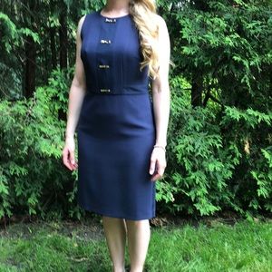 Navy work / evening dress